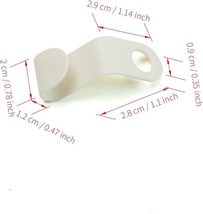 50 Pcs White Hanger Connector Hooks Closet Space Saving Cascading Hanger Extenders for Wardrobe Organization and Clothes Storage