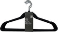 60 Pack Velvet Hangers - Non-Slip and Space-Saving Closet Organizers - Durable Soft-Touch, Black Hangers for Clothes, Coats, and Wardrobe Essentials Luxury, Ganchos De Ropa, Gift