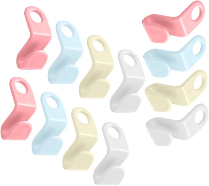 20pcs Multi-Function Clothes Hanger Connecting Hooks Non-Slip Linkage Hooks for Closet Organization Sturdy Design for Heavy Garments Space Saving Hanger Connectors