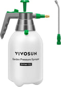VIVOSUN 0.5Gal Handheld Garden Sprayer, 2L Pump Sprayer, 68 Oz Water Spray Bottle with Safety Valve, Adjustable Nozzle, Extended Spray Rod & Additional Seals, Ideal for Watering, Fertilizing, Cleaning