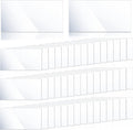 500 Pcs Clear Plastic Tags for Protecting Shelf Label, Price Tag Sign and Ticket Paper Label Holders Library Shelf Dividers Markers for Classroom Office