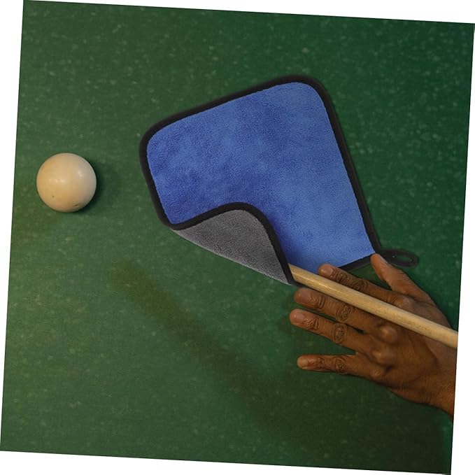 5pcs Pole Cloth Towel Professional Pools Cue Shaft Polisher Pool Stick Shaft Cleaner Billiard Pole Cleaner Accessories Cleaning Cloth Billiards Coral Fleece