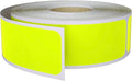 Writable Sticker Labels 3X1 inch 250 Pack, (75mm x 25mm) Neon Yellow Sticker Roll by Royal Green