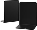 Book Ends, 2 Pieces Metal Bookend for Shelves, Bookends for Heavy Books, Book Holders for Shelves, Desk Organizers, Book Dividers for Office, School, Bookstore, Home
