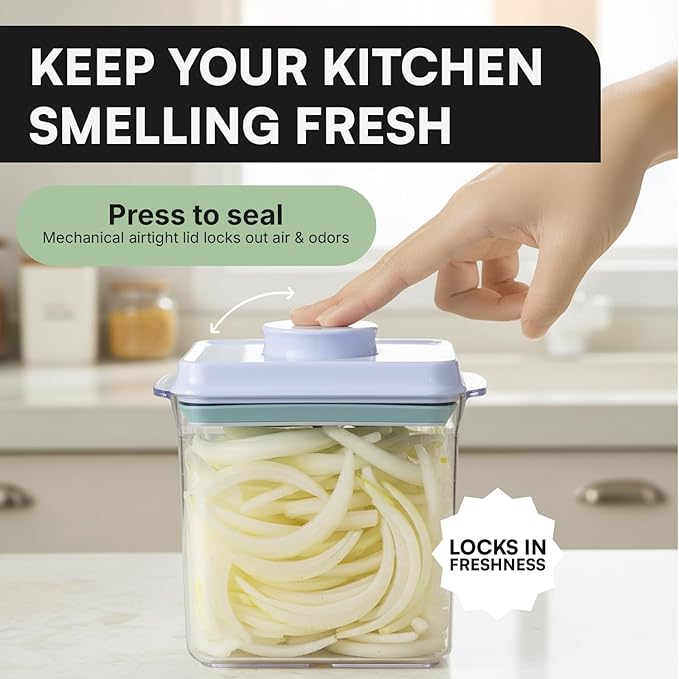 Bop Top | Airtight Meal Prep Containers with Lids | Food Storage Container Sets | Snack and Overnight Oats Fridge Organizer | Pantry and Kitchen Organization