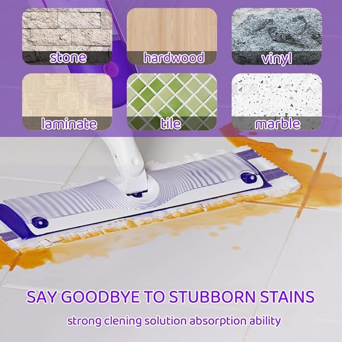 Replacement for S.wiffer PowerMop Disposable Mop Pads Multi-Sided Cleaning, Compatible with S.wiffer PowerMop for All Safe Floors，20 Count