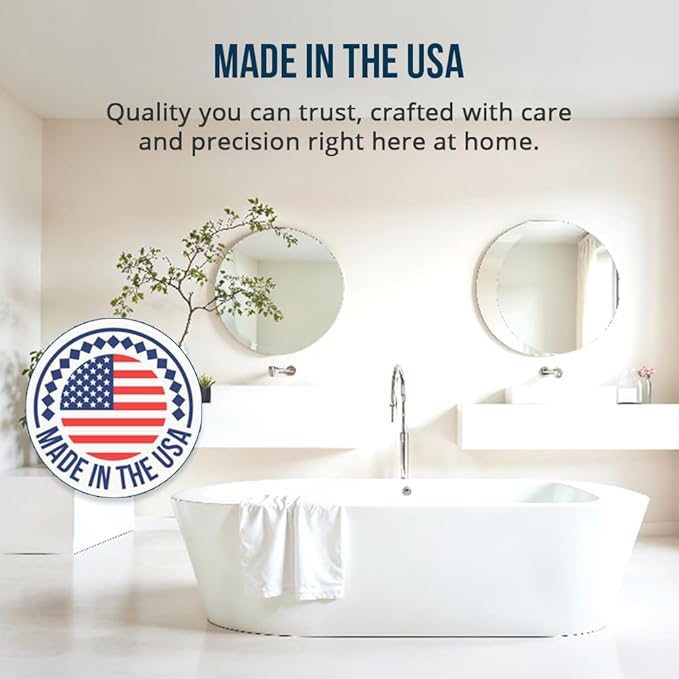 The Original Refinished Bathtub Mat - No Suction Cup Bath Mat, Designed for Textured and Refinished Bathtubs Made of Rubber Not Cheap Plastic, Great for Children and Elderly (Pink)