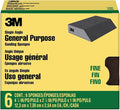 3M Angled Sanding Sponges, 6 Pack, Use Wet or Dry, Great For all Purpose Sanding, Washable & Reusable, Use For Interior & Exterior Project, Angled Sanding Pad For Perfect Corner/Detail Work (CP040-6P)