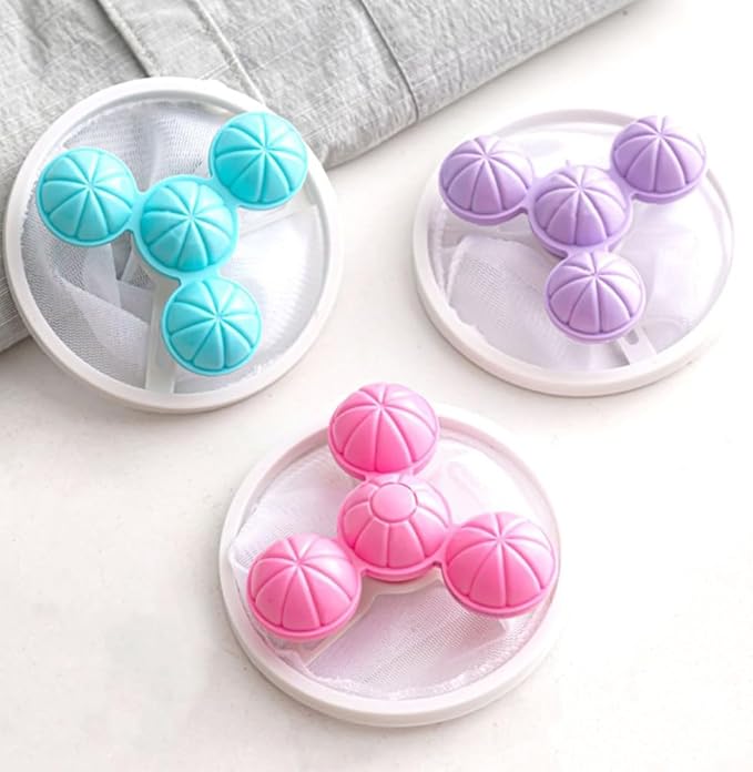 Floating Hair Filtering Mesh Removal, 2026 Upgrade Pet Hair Remover Laundry Reusable Lint Catcher for Washing Machine Hair Catcher Wool Device, Pet Hair (1, Purple)