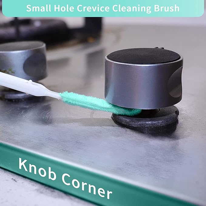Small Cleaning Brushes for Small Spaces, Tiny Household Cleaning Supplies Tools, Mini Crevice Cleaning Brush Scrub Narrow Corner Nook Track Grooves Bathroom Kitchen Home Detailing, 16 Pcs