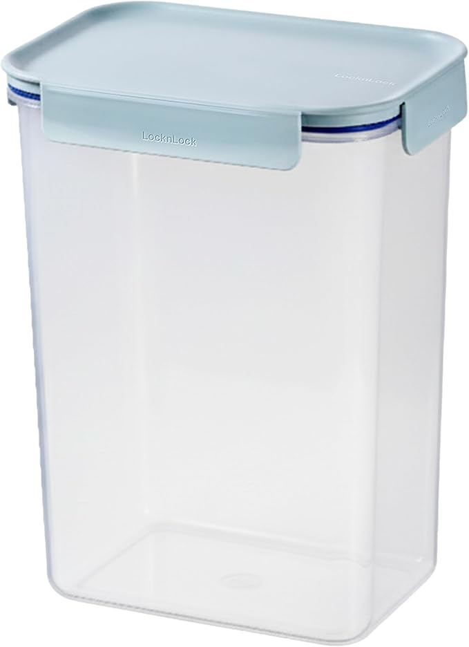 LocknLock HPL405H Classic-Plus Plastic Food Storage Container with Lid for Kitchen, Lunch, Meal Prep, and Leftovers, BPA-Free, Airtight, Leakproof, Microwave, Dishwasher, Freezer-Safe, 3.8L