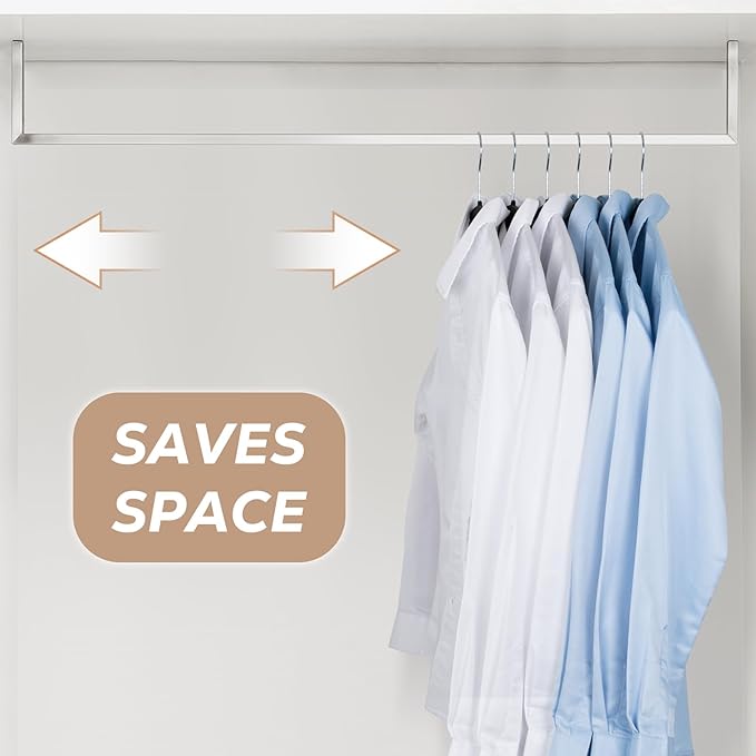 Plastic Hangers - Black Clothes Hanger No Shoulder Bumps & 360°Swivel Hook, Thin, Space Saving for Closet, Non Slip, Fit for Suits Pants Heavy Duty Adult Coat - 30 Pack