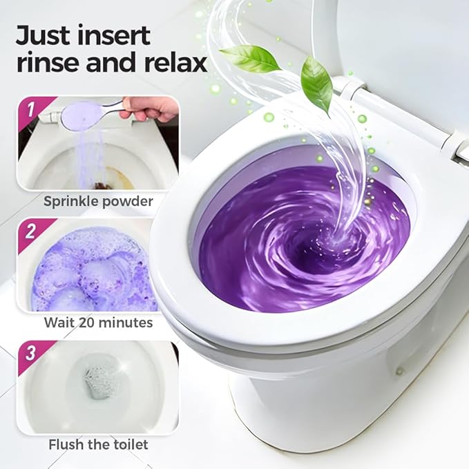 2026 New Toilet Bowl Cleaner, Toilet Cleaning Foam, Power Foaming Toilets Clean, Clean Foam Cleaner, Touch Free Foaming Powder – Bathroom Cleaning Powder (1PCS)