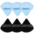 6 Pieces Triangle Powder Puff Soft Makeup Sponge Make Puff for Face Powder Cosmetic Foundation Sponge Makeup Tool