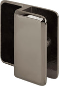 Brixwell BDS1PN Beveled Style Frameless Shower Door Stop 1/4" to 3/8" (6mm to 10mm) Glazing Thickness Polished Nickel Finish