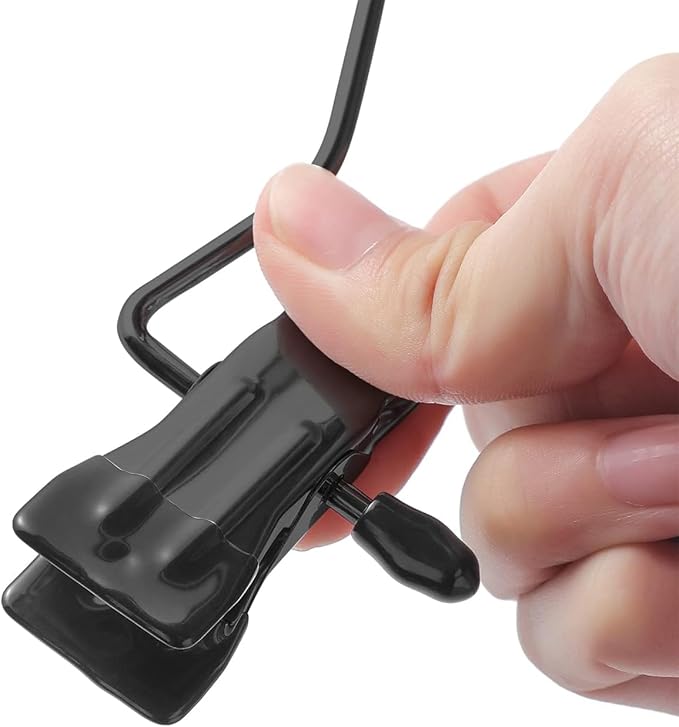 15 Pack Boot Hanger for Closet, Laundry Hooks with Clips, Boot Holder, Hanging Clips, Portable Multifunctional Hangers Single Clip Space Saving for Jeans, Hats, Tall Boots, Towels(Black/Black)