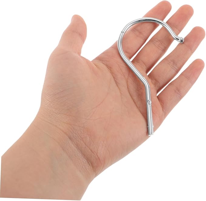 10pcs Clothes Hanger Replacement Hook Metal Hanger Attachment Retail Display Hooks Coat Rack Space Saving for Closet