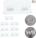 YOLOPLUS+ 8 Pack Shower Caddy Adhesive Hooks Replacement, Strong Sticker Hooks for Bathroom Shower Caddy Corner Shelf Basket Soap Dish Hanging Hooks, No Drilling Shower Kitchen Accessories