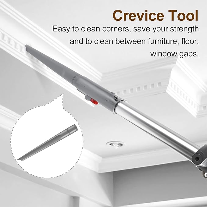 Crevice Tool and Dust Brush Upholstery Tool Compatible with Shark Navigator Lift-Away Vacuum Cleaner Models NV350, NV351, NV352, NV355, NV356E, NV357, NV360, NV370, UV440, Compare to Part No.112FFJ