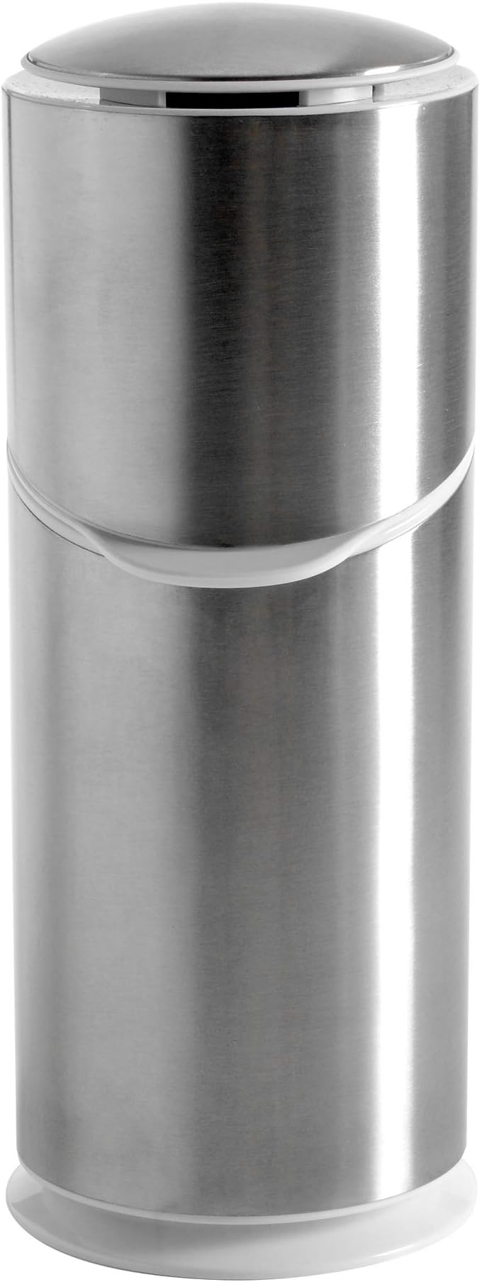 OXO Good Grips Stainless Steel Toothbrush Organizer, Bathroom Organizer and Storage, Toothbrush Holder for Countertop, Sleek Modern Bathroom Accessories
