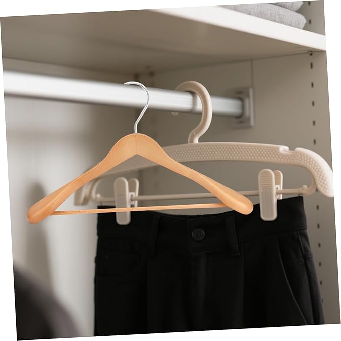 10pcs Clothes Hanger Replacement Hook Metal Hanger Attachment Retail Display Hooks Coat Rack Space Saving for Closet