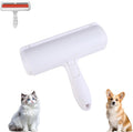 HonWang Pet Hair Remover, Reusable Self-Cleaning Lint Roller with Trash Bin for Sofa, Furniture, Carpet, Cat and Dog Hair Removal Tool (Red)