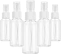 5 Pack Spray Bottle, 50ml Small Spray Bottle, Fine Mist Empty Travel Bottles, Reusable Plastic Mini Travel Bottle For Liquid Cosmetic for Personal Care, Cleaning