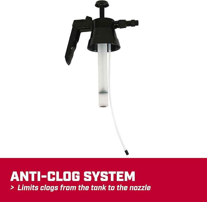 Chapin 10031 Handheld Pump Sprayer, 88oz, Multi‑Purpose, Lawn & Garden, Translucent Poly Tank, Adjustable Brass Nozzle, Thumb‑Trigger Lock & in‑Tank Filter for Fertilizer, Weed & Pest Applications