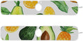 Sink Faucet Absorbing Mat Kitchen Sink Splash Guard Splash Faucet Drip Catcher for Bar RV Bathroom 2PCS 30x5.5in Cartoon Green Avocados Pineapples