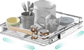 jkxoo Expandable Pull Out Cabinet Organizer, Adjustable Width:12.3~18.5''W x 22.5''D Under Sink Organizer, Drawer Storage Shelves for Kitchen, Bathroom, Closet, Pantry, Cupboard, Pots, Pans