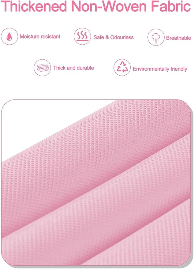 Pink Over the Door Organizer - 5-Tier Hanging Storage with Clear PVC Windows & 10 Mesh Pockets, Cute Closet Organizer for Makeup, Perfume, Toys, Perfect Pink Room Decor for Girl