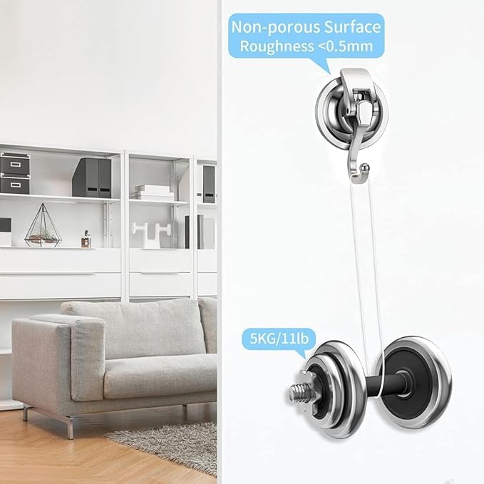 Suction Cup Shower Shelf, Shower Caddy Soap Dish with Hooks for Sponge, Rust Proof 304 Stainless Steel, Silver