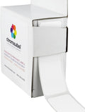 ChromaLabel 1 x 3 Inch All Purpose Permanent Color Code Rectangle Labels, 250 Labels per Dispenser Box, White