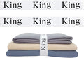 Maletnd 2 Pieces Bed Sheet Organizer Bands, Closet Organization Sheet Straps, Linen Labels Bedding Bands, Elastic Bed Sheet Storage Sheet Keepers (King)