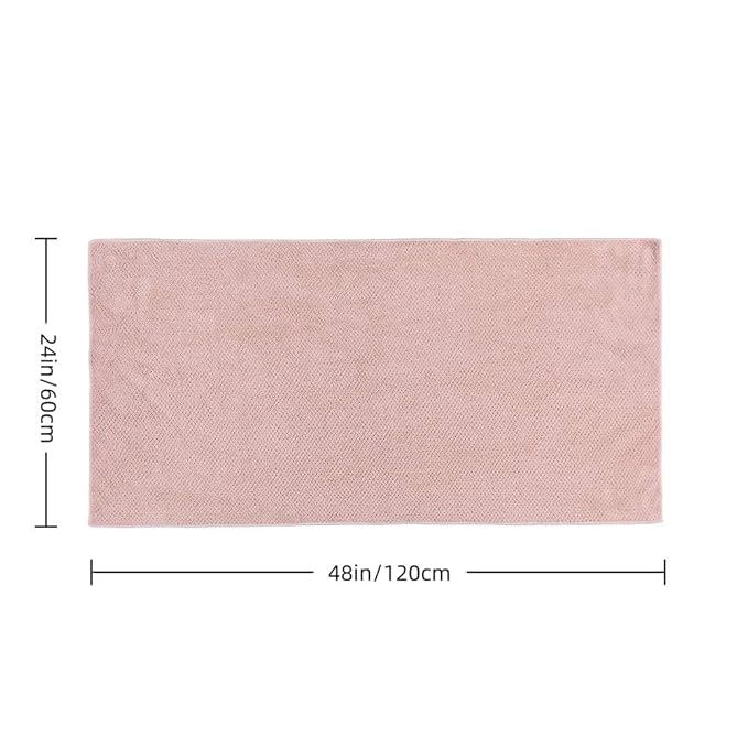 Microfiber Hair Towel Quick Dry Hair Towel Hair Drying Towels Suitable for All Kinds of Hair Ultra Absorbent Long and Thick Hair 24X48inch Dark Brown (1pcs)