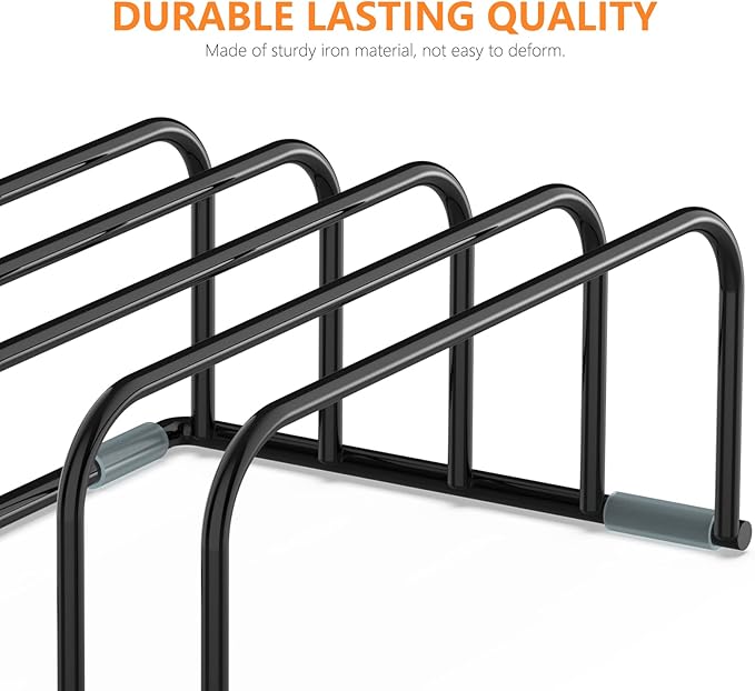 Cutting Board Storage Rack, Compact Cutting Board Organizer, Chopping Board Storage Stand Rack, Bakeware & Cookie Pan Sheets Organizer (2PCS 1.0 Inch)