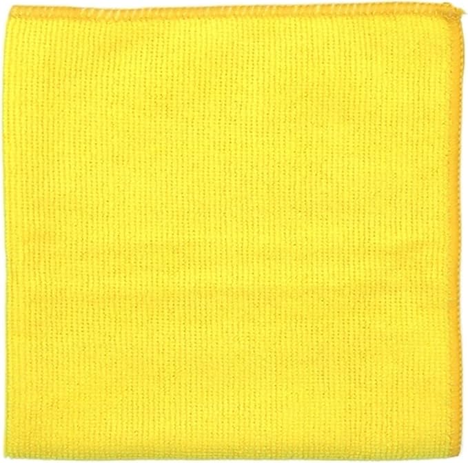 Dense-Weave Microfiber Kitchen Cloth 6/12 pk | Super-Absorbent, Lint-Free, Thick & Long-Lasting(Yellow,12pk)