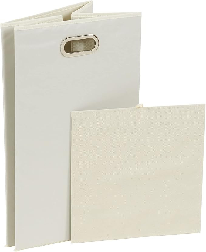 Household Essentials Folding Laundry Hamper, Natural