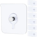 Uniclife 30 Pcs Self Adhesive Picture Hooks 33 Max lbs Load No Drill Screw Stickers Heavy Duty Picture Hangers Without Nails Wall Hooks for Hanging Waterproof Hangers Sticky Hook for Bathroom Kitchen