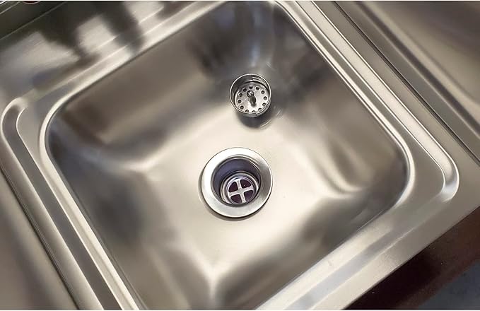 AmGood Stainless Steel Wall Mount Hand Sink with Faucet | Commercial Hand Washing Basin For Restaurant, Kitchen | NSF. (12" x 12" with Sidesplash)