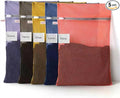 5-Pack Mesh Laundry Bags with ID Label, Sturdy Laundry Bags for Delicates, Hosiery, Underwear,Travel and Organize- 5 Color(14x20 Inch)