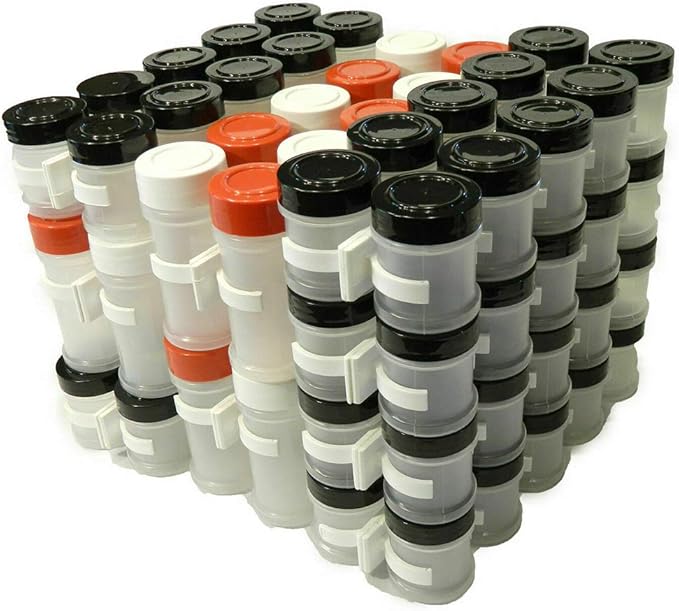 Wall Mount Ingredient Spice Bottle Rack Plastic Organizer Rack 5 Cabinet Kitchen Cabinet Door Hooks Jars Spice Holder Pp