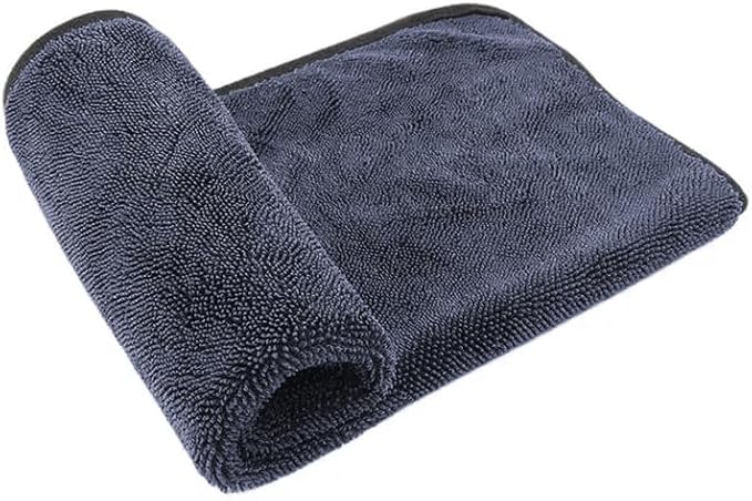 Car Drying Towel Microfiber Towel Car Washing Cleaning Cloth Dual Layers Ultra Absorbent for Auto Detailing (12" x 16")