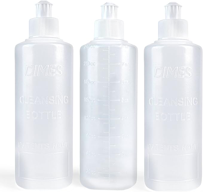 Dimes Peri Bottle Postpartum Essentials [3-Pack] – Portable Bidet Perineal Squirt Bottle for New Moms – Feminine hygiene Essential