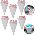 Floating Hair Filtering Mesh Removal, 2025 New Laundry Hair Catcher Pet Hair Remover for Laundry Reusable Washer Hair Catcher Hair Filter Bag Lint Catcher for Washing Machine (Pink, 6Pack)