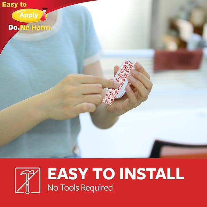 Wire Hooks for Wall Medium 16 Hooks, Heavy Duty Wall Hooks with 16 Strips, Damage Free Adhesive Hooks for Key Holder, Coat, Door, Shower Hanging