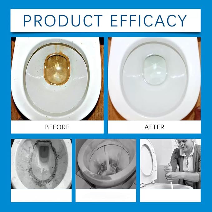 2pcs Foam Toilet Cleaner, 2025 New Powerful Toilet Bowl Cleaner, Advanced Home Bathroom Cleaning Solution，Powerful Instant Bowl Cleaner for Toilets & Squatting Pans