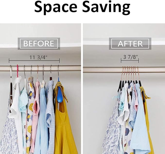 VECELO Premium Velvet Clothes Hangers Suit Heavy Duty (25 Pack)-Non Slip & Space-Saving with 6 Finger Clips & Tie Rack Excellent for Men and Women，Black