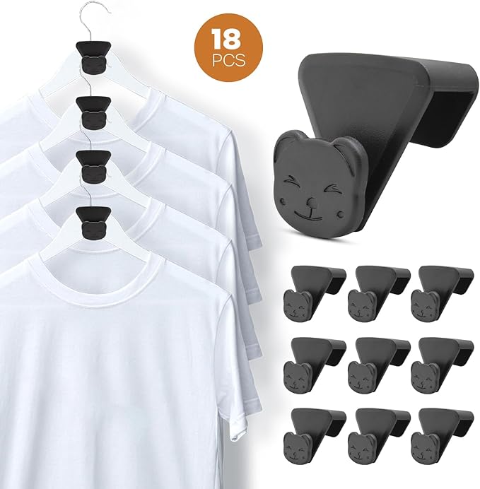 Closet Space Saving Hanger Hooks 90 Pack Heavy Duty, Triple Cascading Clothes Hangers Connector Hooks. Plastic Extender Organizer Hangers Space Saving for Clothes Space Saver for Accessories