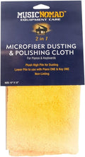 MusicNomad Microfiber Dusting and Polishing Cloth for Pianos and Keyboards (MN230)